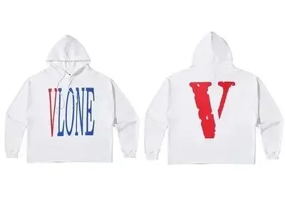 VLONE Hoodie option White Blue Shanghai Limited White Red V