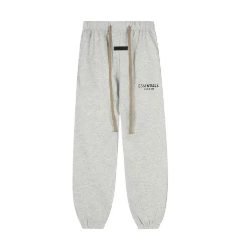 Essentials Hoodie option Trousers-Flower Grey