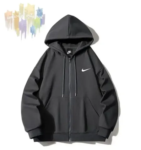 Nike Zip Hoodie option A- 3 dark gray