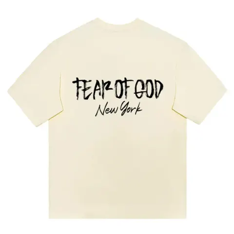 Fear Of God T-shirts option Cream color is too big