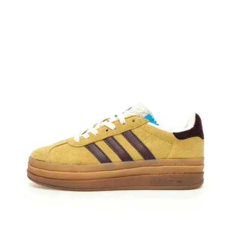 Adidas Originals Gazelle Bold option Turmeric Deep Brown Raw Rubber Base IF59