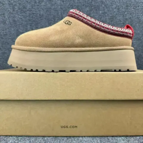 High Grey UGG Shoes option Ethnic thick bottom 2953-maroon