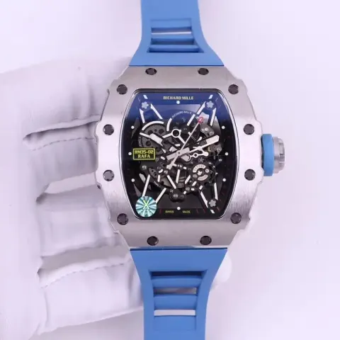 Richard Mille Watch 35-02 option Silver Shell-light blue Tape