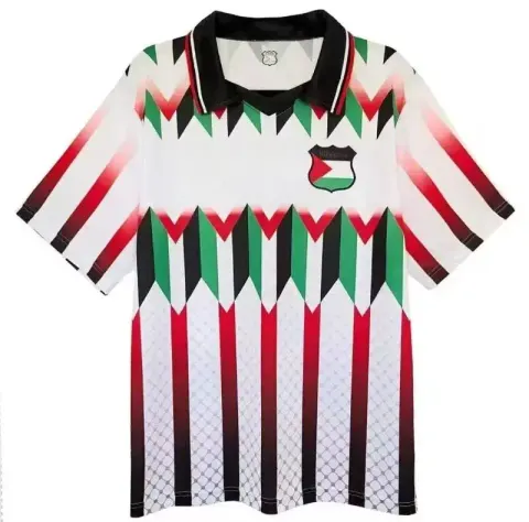 Palestine Jersey option Vintage Palestine White Neon Green