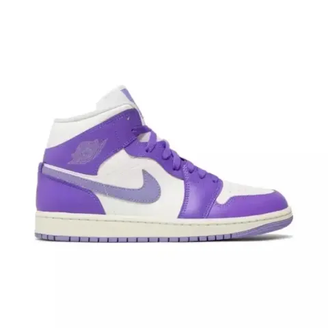 Jordan 1 Mid Shoes option Action Grape
