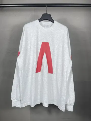 Balenciaga Archive Longsleeve Hoodie option Grey white