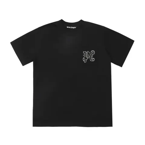 Palm Angels Monogram NY Spray Tee option 2281 black