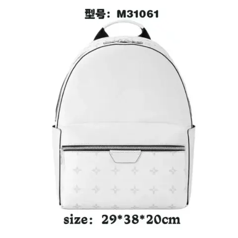 LV Backpack option White flower