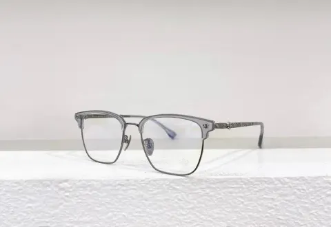 Chrome Hearts Sunglasses option through gray silver
