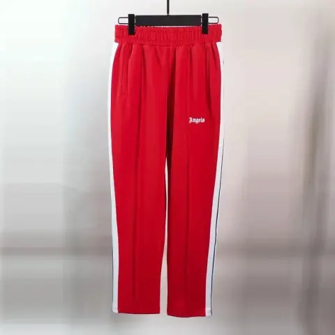 Palm Angels Zip Hoodie option Red pants
