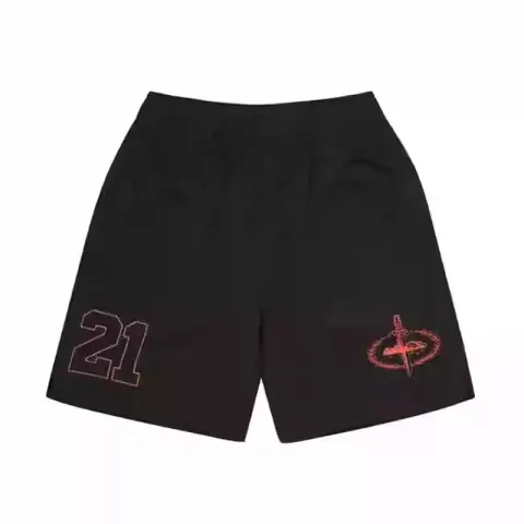 Corteiz T-shirt option Black shorts