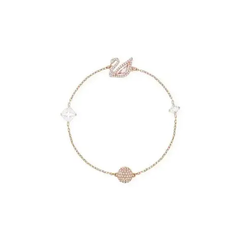 Swarovski BRACLET option Rose Gold Powder Swan