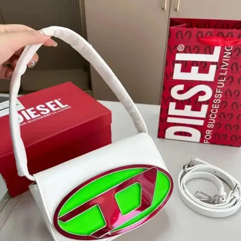 Diesel Bag option white green