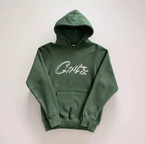 Corteiz Alcatraz Hoodie option Green and white label