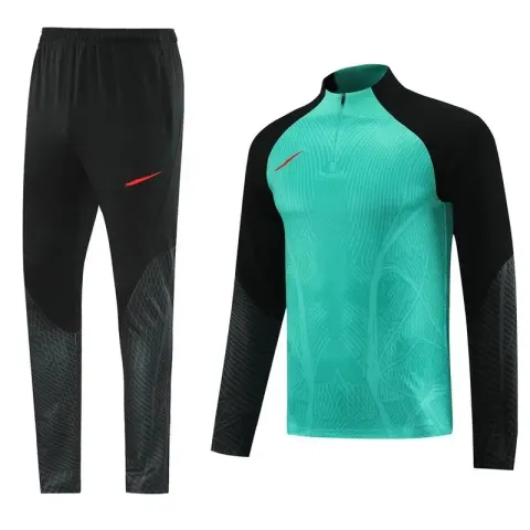 Nike Black-White Tracksuit Set option NK06 green suit