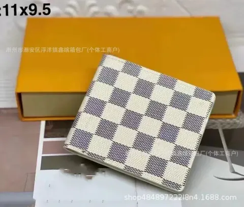 LV Wallet Flowers option White grid