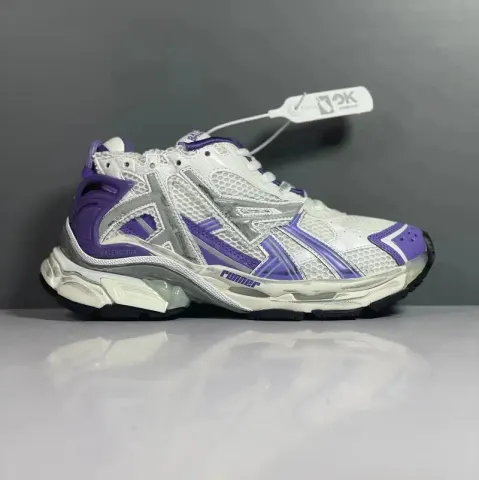 Balenciaga Runner Black Red Graffiti option White purple