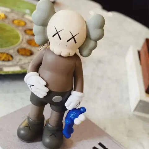 Kaws Figure option 30cm hand sesame street brown