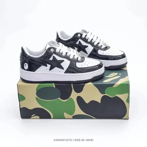 Bapesta Sneakers option White gray
