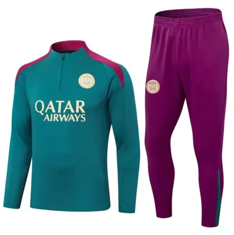 Football Set Tracksuit option 2425 Paris dark green