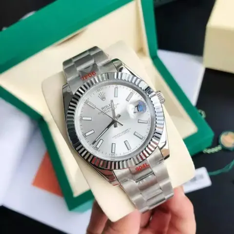 ROLEX option Silver Plate-Three Bead Strap