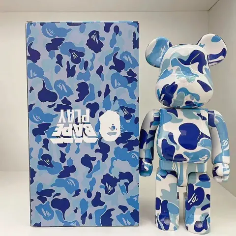 Bearbrick 400% option Bape Blue