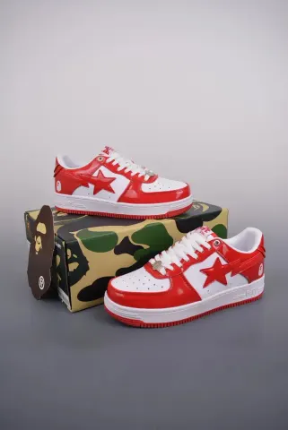 Bapesta Sneakers option University Red