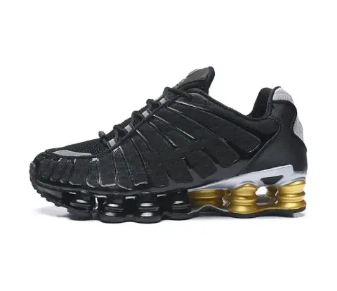 Nike Shox All Black option TL Black Gold