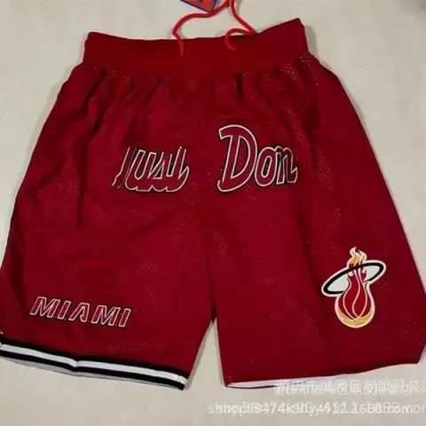 Just Don Shorts option Heat Red J Begins