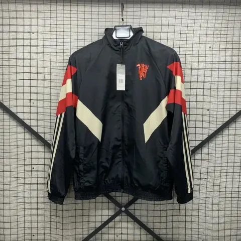 Vintage Jersey Hoodie Zip option New Manchester United single-sided trenc
