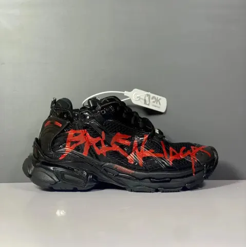 Balenciaga Runner Black Red Graffiti option RUNNER Black Red