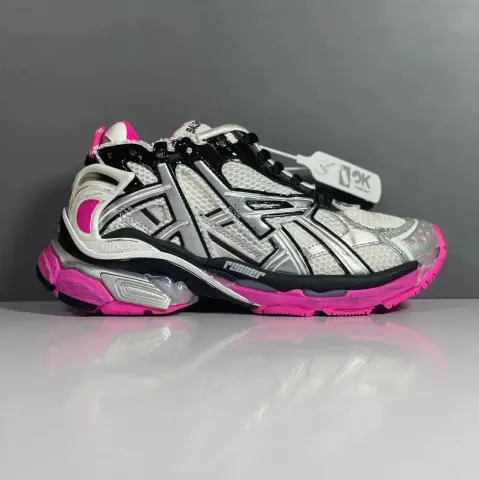 Balenciaga Runner Black Red Graffiti option Black gray powder