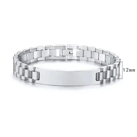 Lacoste Bracelet option Steel color-width 12mm [21CM]]