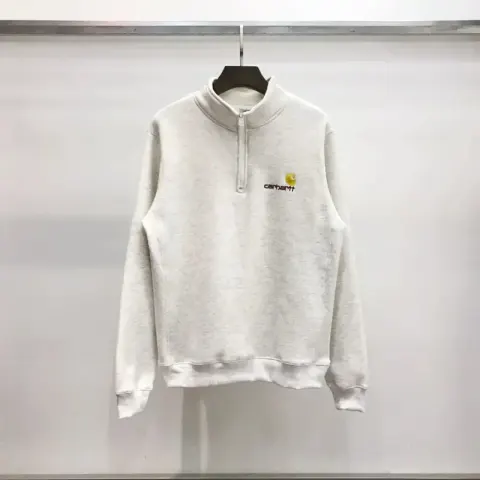 Carhartt WIP Half Zip Hoodie option grey