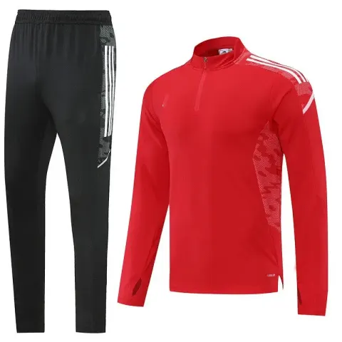 Nike Black-White Tracksuit Set option AD02 Red suit