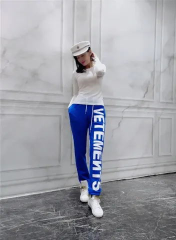Vetements Pants option Sapphire blue, single style