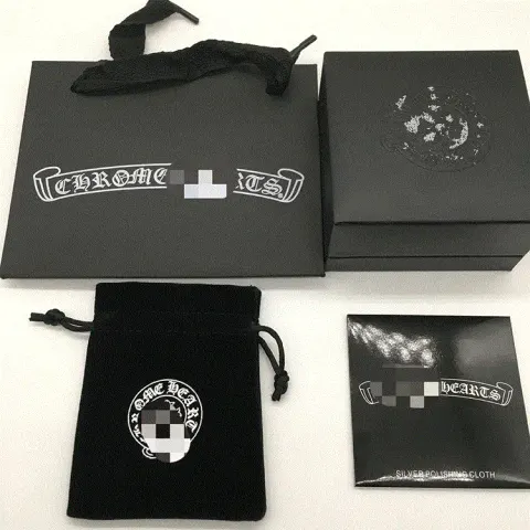 Chrome Hearts Thick Bracelet With Cross option package