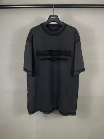 Balenciaga SS25 T-Shirt option Washed black