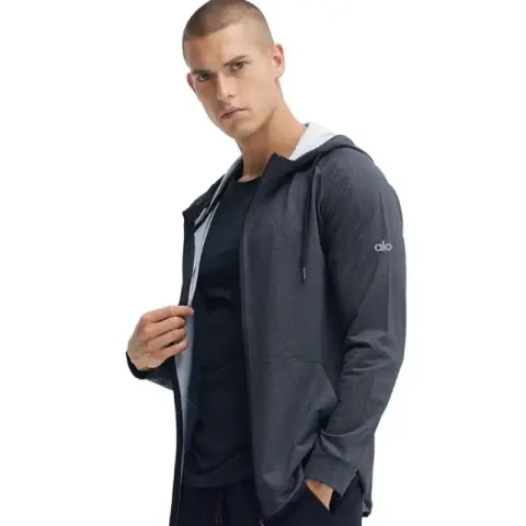 Lululemon Running Zip Hoodie option dark grey