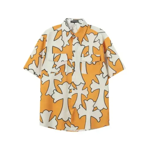 Chrome Hearts Baby Blue Pants option yellow shirt