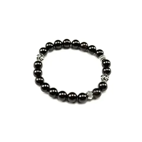Chrome Hearts Beat Bracelet option Garnet