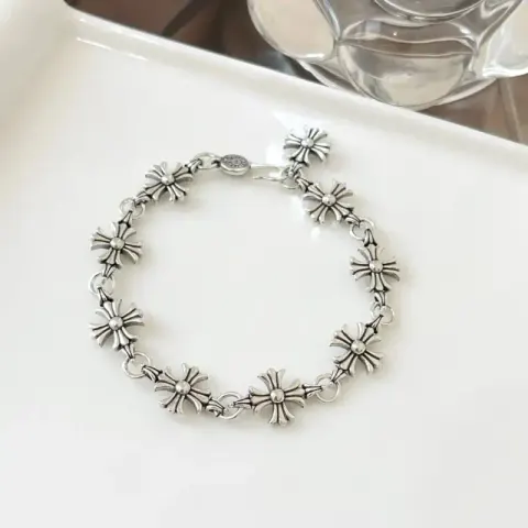Chrome Hearts Bracelet option Cross with hook buckle bracelet SL156