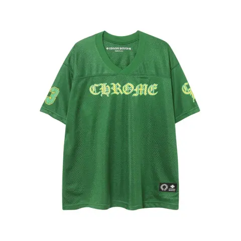Chrome Hearts Baby Blue Pants option Green Short Sleeve 1