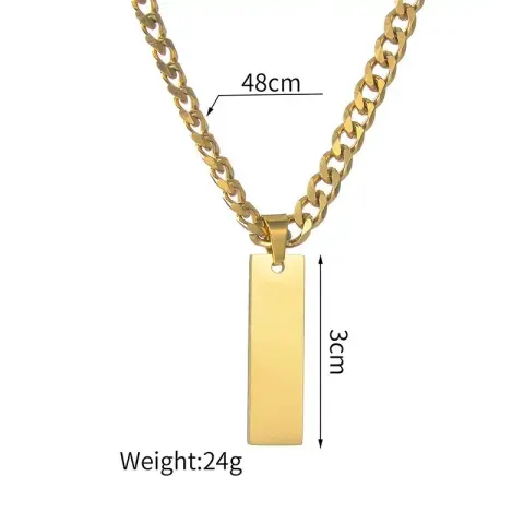 Lacoste Bracelet option Golden necklace with Cuban chain]