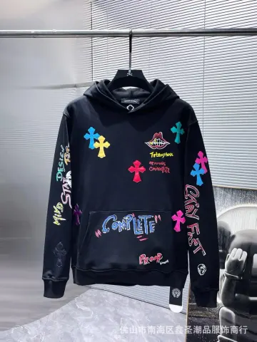 Chrome Hearts Hoodies (20+ Styles) option K7010 Black