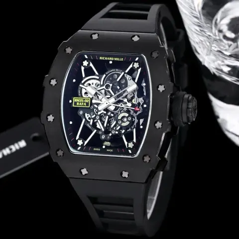 Richard Mille Watch 35-02 option Black Shell-Black Tape [All Black Crown]