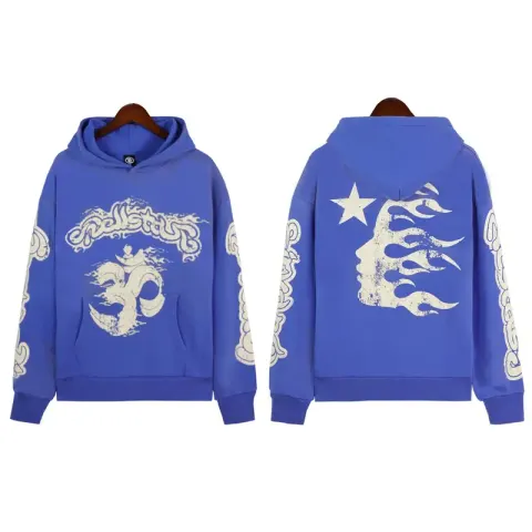 Hellstar Hoodie option Cotton hooded sweater DY-W04 blue