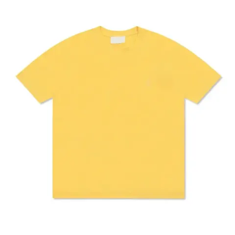 Ami Paris T-Shirts with Small Logo option Little Love-Egg Yolk