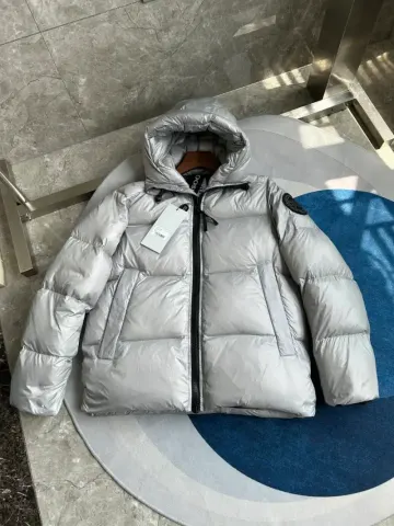 Canada Goose Crofton Puffy Black Badge option Grey black label