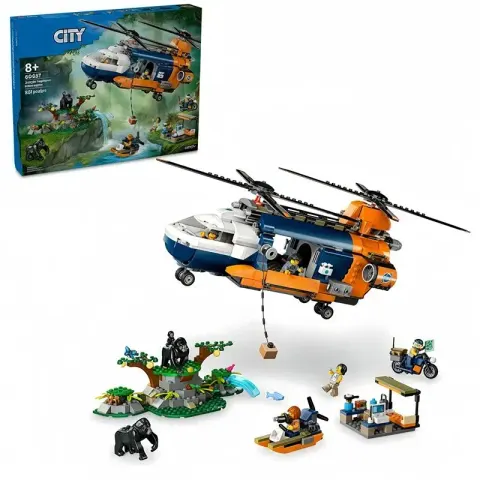 City High-Speed Passenger Train option C1694-Jungle Base Helicopter